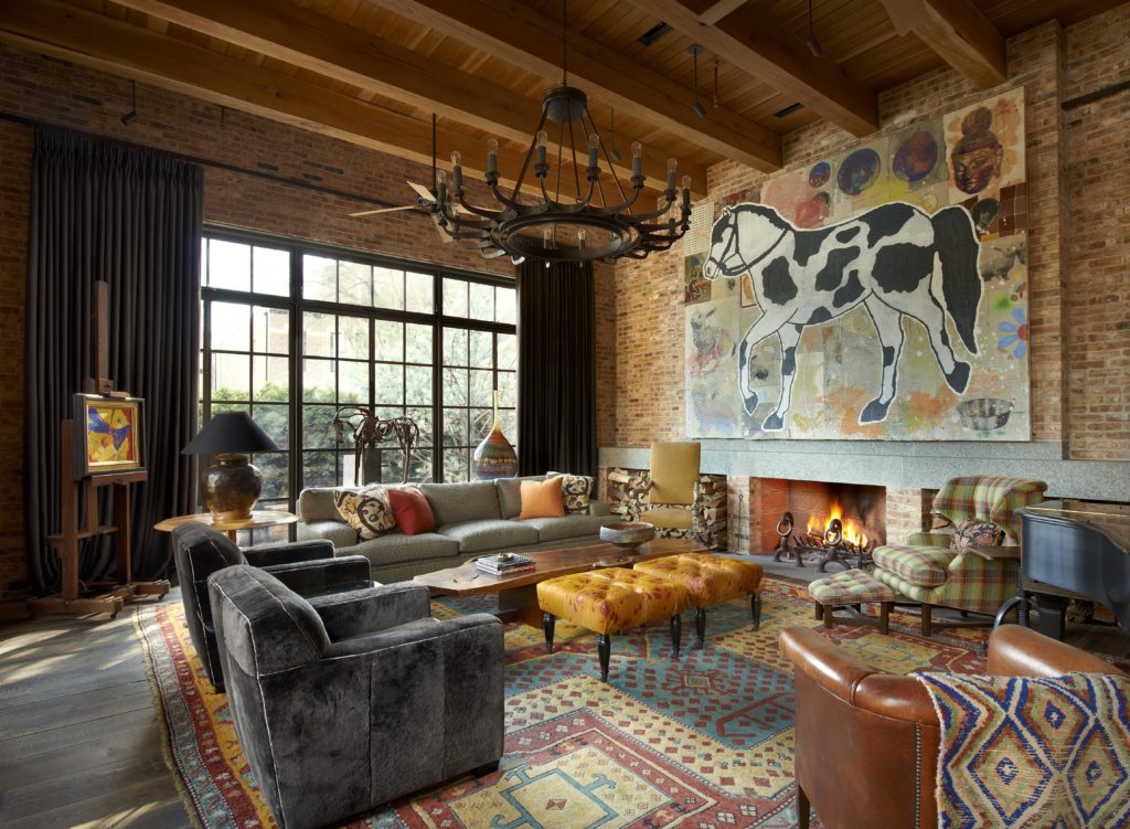 One of Bruce Fox's many stunning interior design feats
