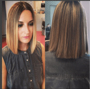 One length bob by Shelly of the new talent program